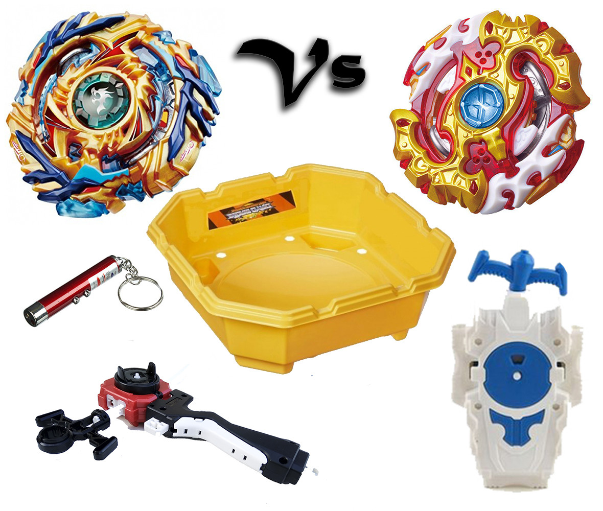 Набір BEYBLADE (Бейблейд) Арена 40 см + Спрайзен Реквіам + Фафнір + 2 запуска + Лазерна указка