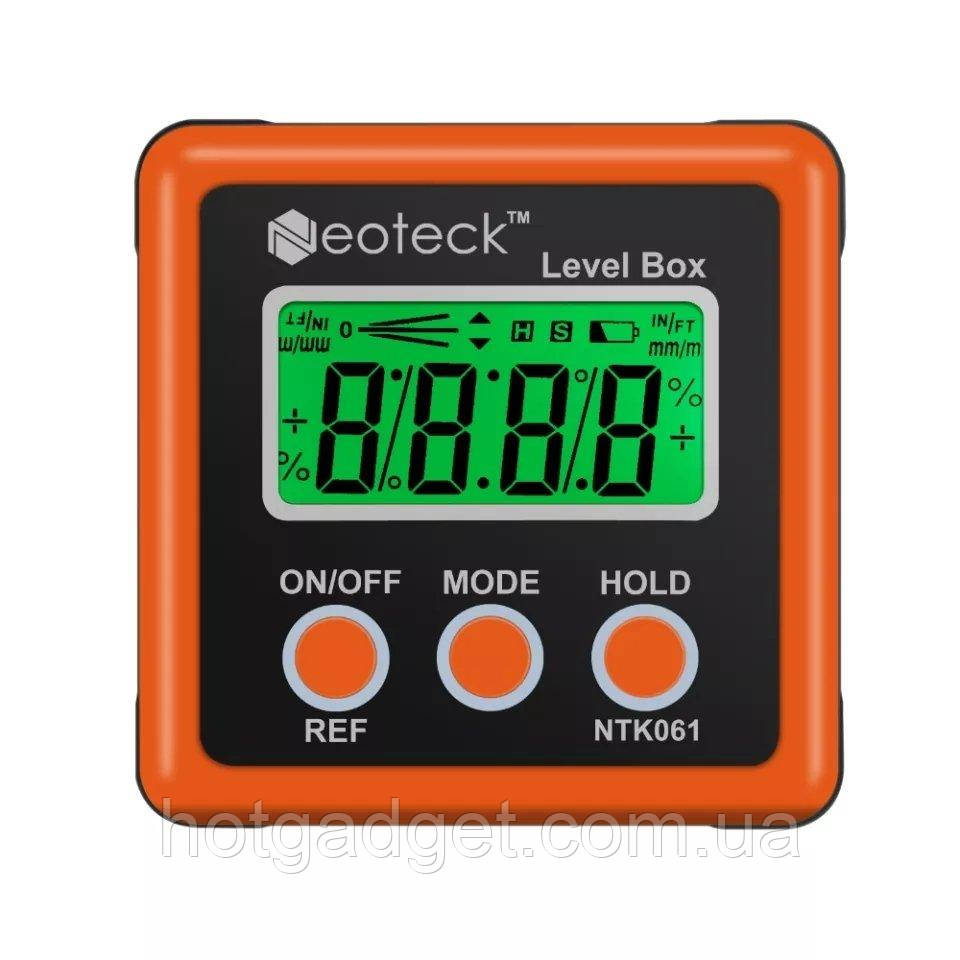 Електронний цифровий кутомір Neoteck NTK061 orange, фото 1