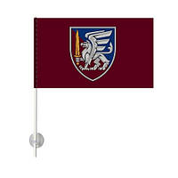 Односторонний Автомобильный Флаг 81-я Отдельная Аэромобильная Бригада 20х10 см (00453)