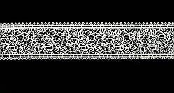 Акрилове мереживо 8х38см АК-021