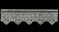 Акрилове мереживо 9,6х35,5 см АК-018