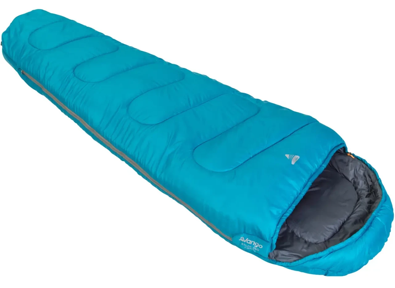 Спальний мішок-кокон Vango Atlas 250/+2 °C Agean Teal Left (SBSATLAS0000004)