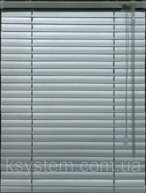 Жалюзі KSYSTEM Класик   горизонтальні алюмінієві Срібний металік, 1075, 1300