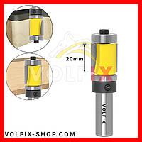 Обкаточная прямая фреза VOLFIX FZ-120-461 d12 mm с верхним и нижним подшипником