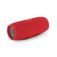 Портативная bluetooth колонка MP3 плеер E3 CHARGE3 waterproof водонепроницаемая Power Bank Red
