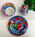 Набір дитячого посуду 3 елементи Джипи Вспиш і команда 3126, фото 2