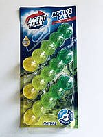 Освіжувач для туалету Agent Max Active Ball Nature 3 шт.