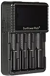 Професійний Зарядний пристрій Sunflower Rich S4 для чотирьох акумуляторів, фото 2