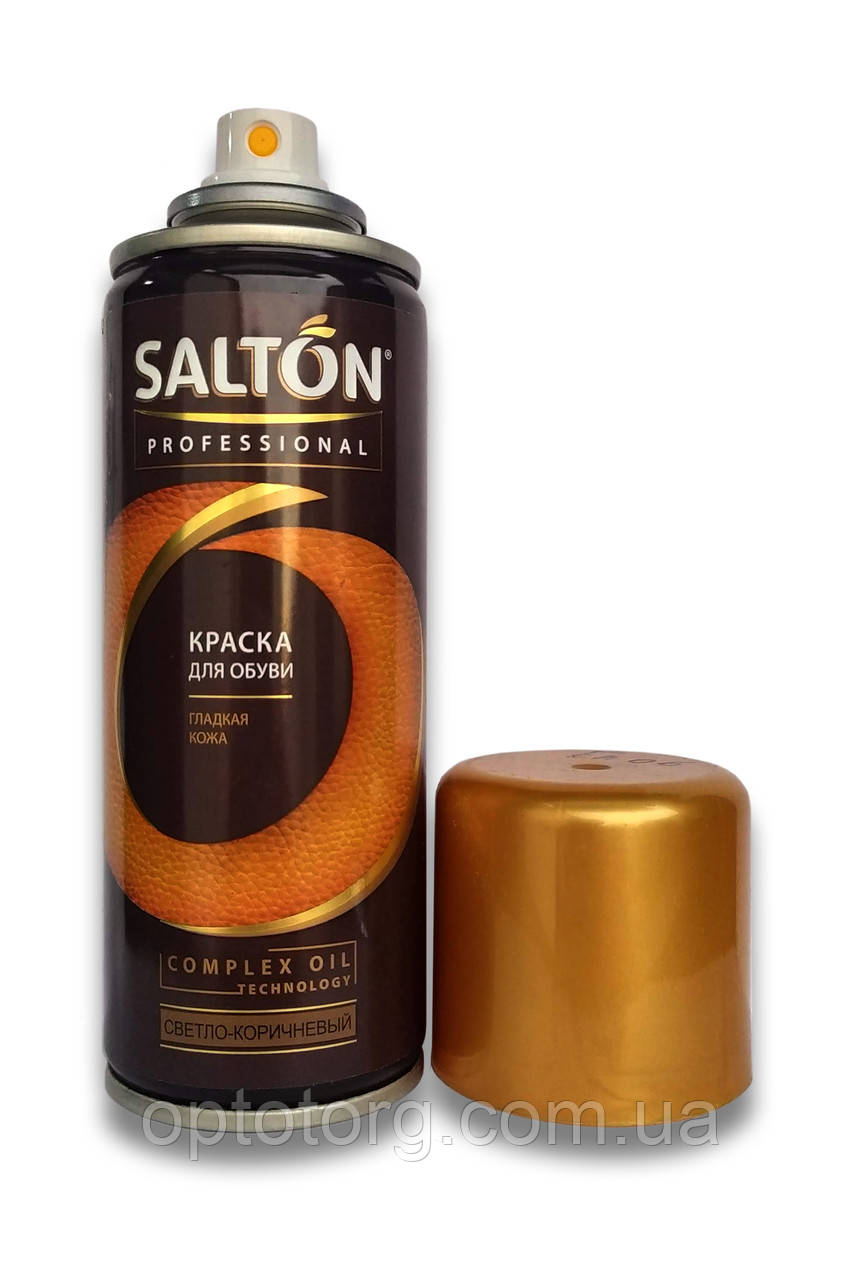 Фарба Світло-коричнева для шкіри Салтон Professional 200мл