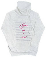 Водолазка дитяча тепла для дівчинки GABBI DG-18-2-18 Зоряна молочна на зріст 122 (11496)