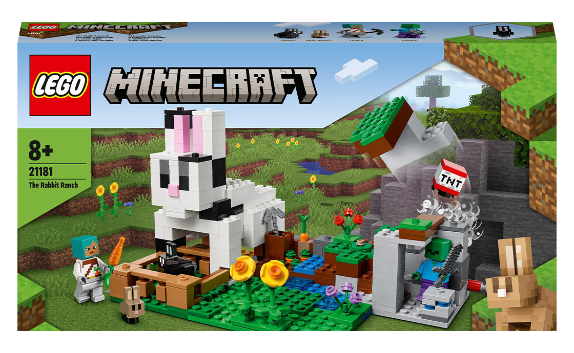 LEGO Minecraft Кроляче Ранчо 340 деталей (21181)