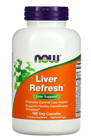 NOW Foods, Liver Refresh, 180 растительных капсул