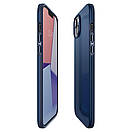Чохол Spigen для iPhone 14 — Thin Fit, Navy Blue (ACS04790), фото 8