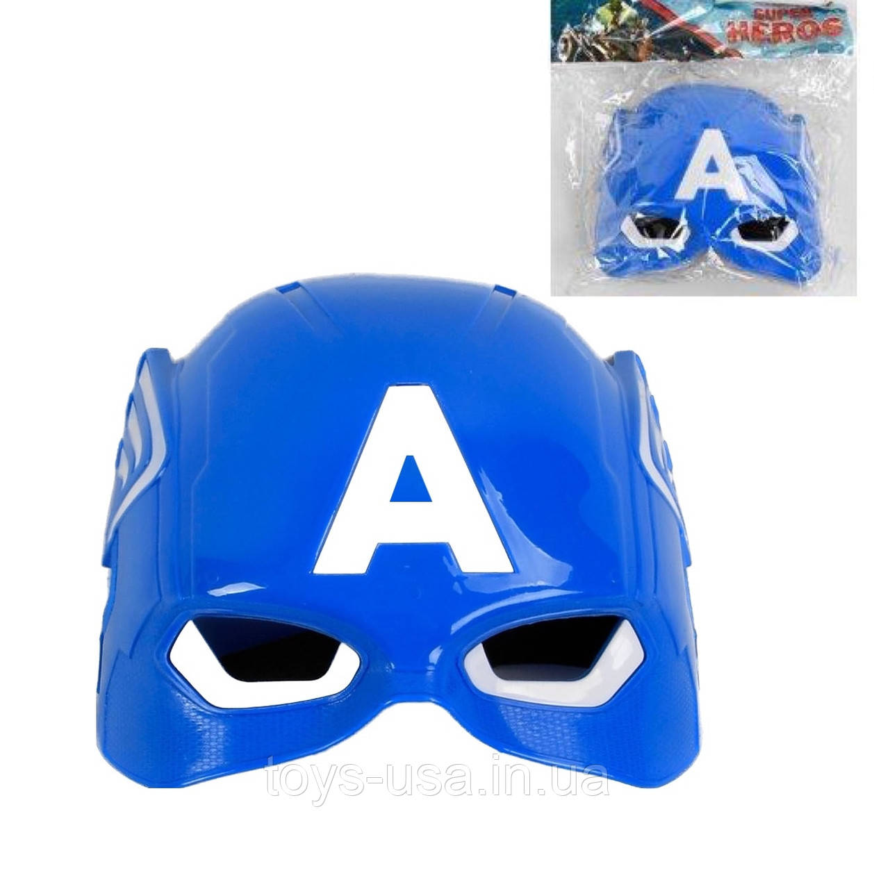 Маска супергероя з підсвіткою "Капітан Америка" (Captain America) арт. 564-1048