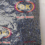 Бісер дрібний чорно-синій, фото 2