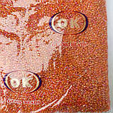 Бісер дрібний темно-помаранчевий хамелеон, фото 2