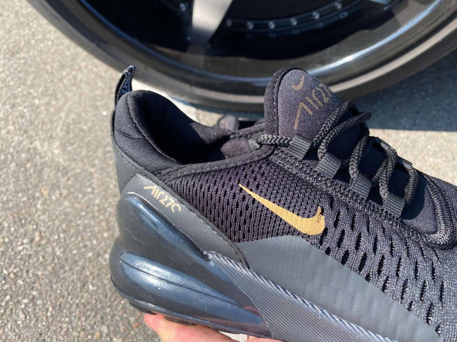 Nike air 270 gold sales