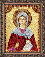 Набір для вишивання бісером на натуральному художньому холсті Свята Ніка (Вікторія) Абрис Арт AA-040