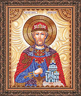 Набір для вишивання бісером на натуральному художньому холсті Святий Дмитро Абрис Арт AA-001