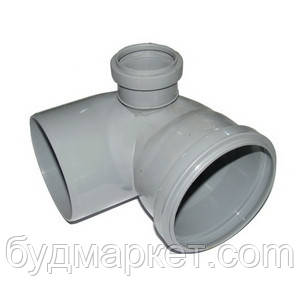 Коліно складне 110/50/90 лівий висновок для внутрішньої каналізації