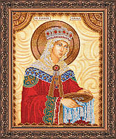 Набір для вишивання бісером на натуральному художньому холсті Свята Олена Абрис Арт AA-005