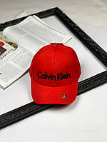 Кепка Calvin Klein black on red с016