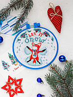 Набір для вишивання хрестиком "Сніговий ангел" Абрис Арт AHM-023