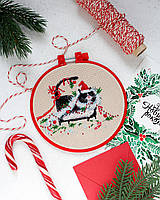 Набір для вишивання хрестиком "Нахабна мордочка" Абрис Арт AHM-025