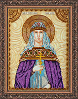 Набір для вишивання бісером на натуральному художньому холсті Свята Єфросинія Абрис Арт AA-109