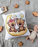 Набір-подушка для вишивання хрестиком "Добрих снів" Абрис Арт AHP-004