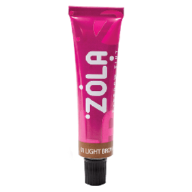Фарба для брів з колагеном ZOLA Eyebrow Tint With Collagen - 01 Light Brown (15 ml)