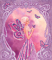 Схема для вишивання бісером на натуральному художньому холсті "Аметист" Абрис Арт AC-111