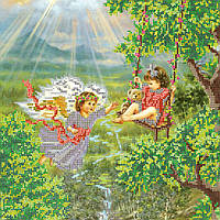 Схема для вишивання бісером на натуральному художньому холсті "В ранкових променях" Абрис Арт AC-123