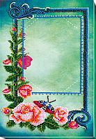 Набір для вишивання бісером на натуральному художньому холсті "Розкіш" Абрис Арт AP-007