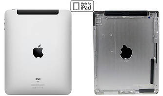 Задня панель корпусу (кришка акумулятора) для iPad 4 (версія 3G, A1459), сріблястий, Silver