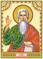 Схема для вишивання бісером на натуральному художньому холсті Святий Андрій Абрис Арт ACK-002