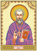 Схема для вишивання бісером на натуральному художньому холсті Святий Леонід Абрис Арт ACK-071