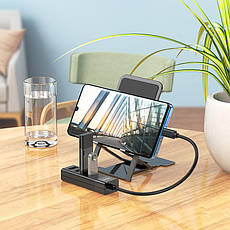 USB Хаб Hoco HB25 4в1 Type-C - USB3.0 + 3 х USB2.0 Чорний (HB25Type-C), фото 5