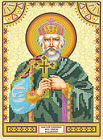 Схема для вишивання бісером на натуральному художньому холсті Святий Володимир Абрис Арт ACK-016