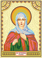 Схема для вишивання бісером на натуральному художньому холсті Свята Галина Абрис Арт ACK-052