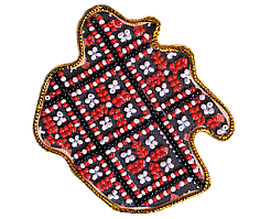 Набір для вишивання бісером "Магніт "Мапа України" Вінницька область Абрис Арт AMK-002