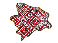 Набір для вишивання бісером "Магніт "Мапа України" Запорізька область Абрис Арт AMK-008