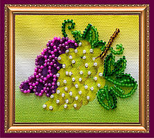 Набір для вишивання бісером "Магніт" Гроно винограду Абрис Арт AMA-015