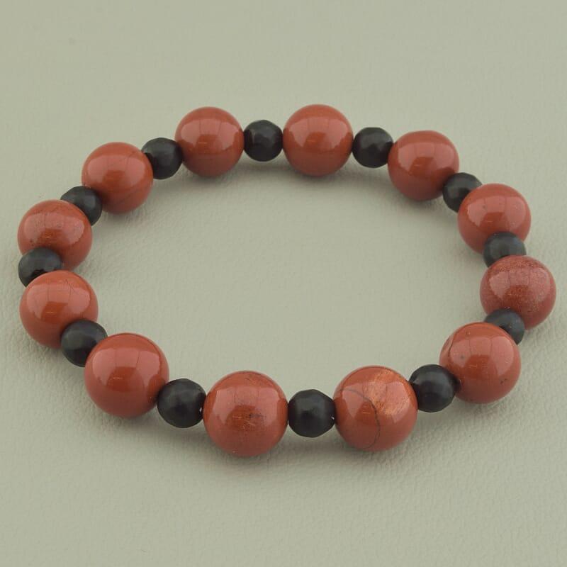 Браслет Яшма, Шангіт 18 см., фото 1