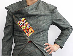 Набір для вишивання бісером прикраси на натуральному художньому холсті "Адель (фрагмент)" Абрис Арт AD-101