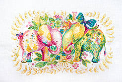 Набір для вишивання хрестиком "Ніжні почуття" Абрис Арт AH-102