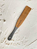 Кухарська лопатка з масиву дуба,кухонна лопатка,дерев'яна,графіт,ESTHETICS — 27