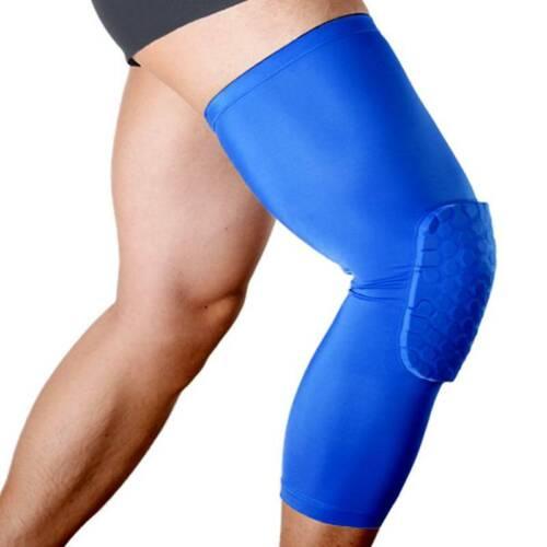 Наколенники баскетбольные защитные Basketball Knee Pads 2 шт. S-XL спандекс-нейлон синий (3065) S - фото 2 - id-p1687588670