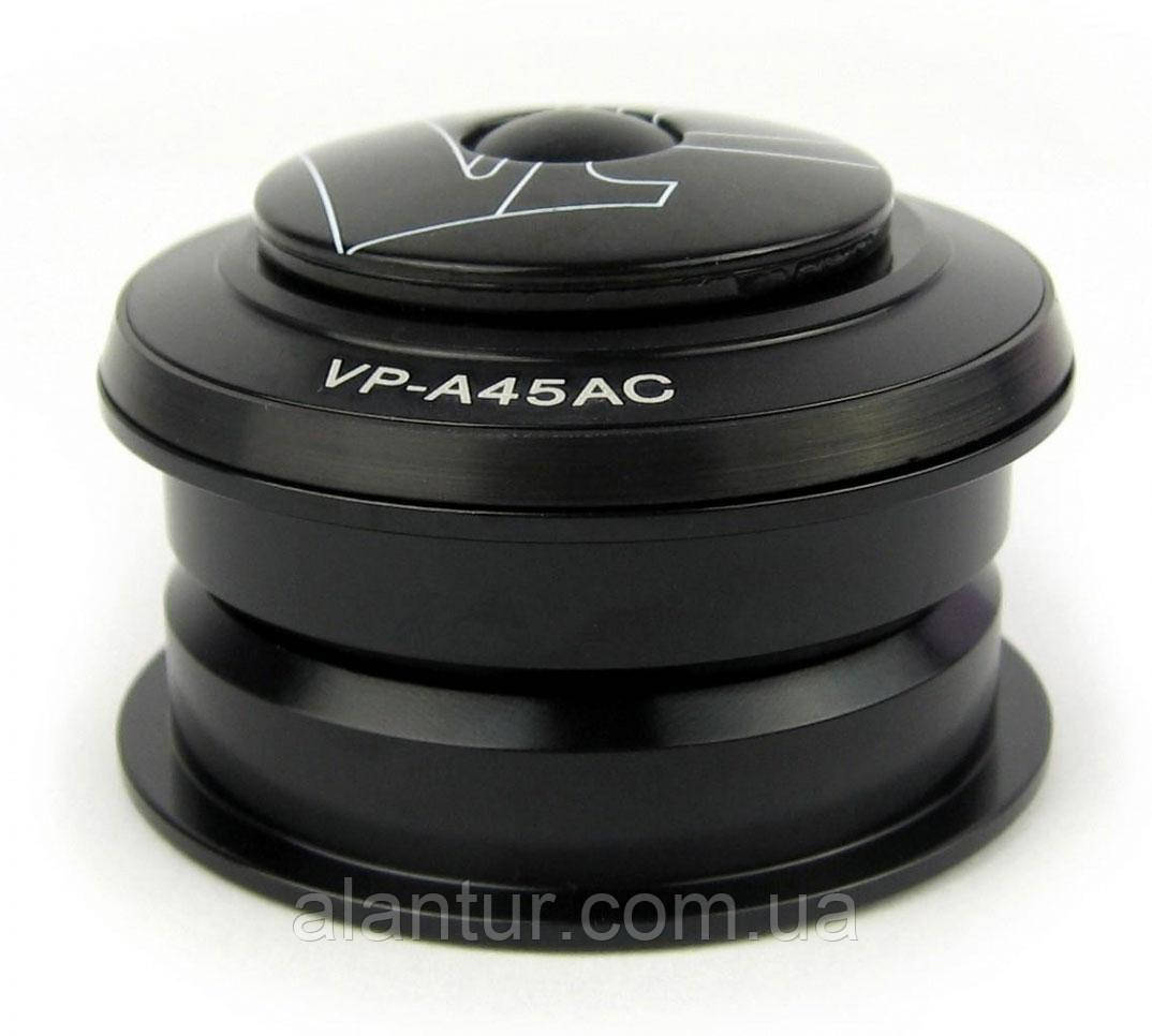 Рульова колонка VP-A45AC чорна на промислових підшипниках для гірських велосипедів, фото 1