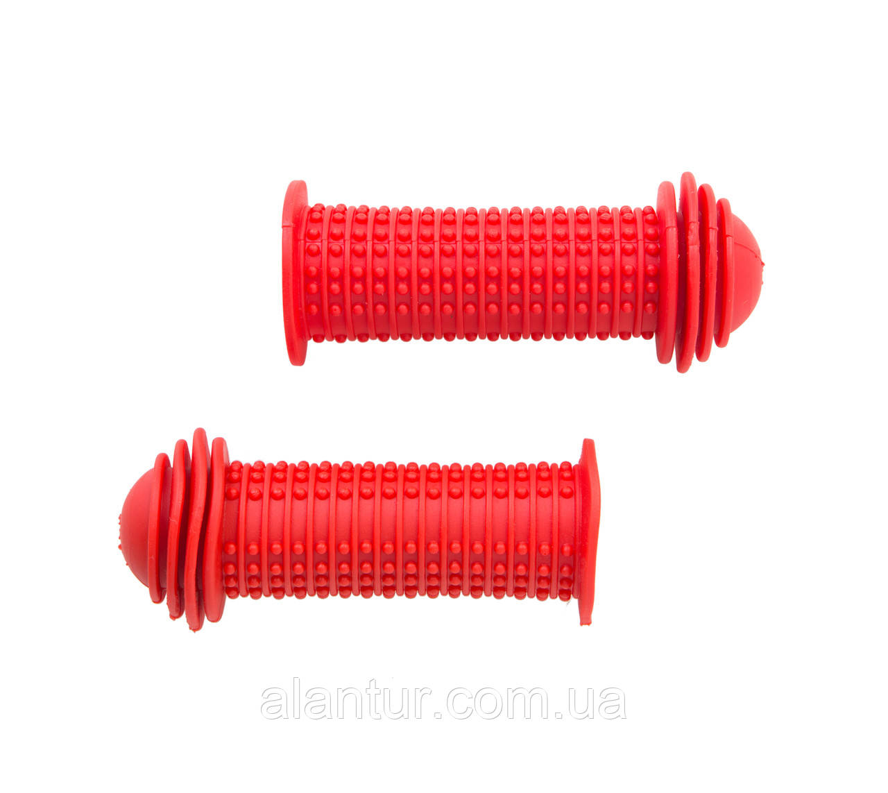 Грипси на велосипед Green Cycle GGR-171 96мм дитячі ергономічні червоні, фото 1